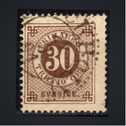 Sello Suecia, Mi.35 (SG 36), Usado #, 30 Ö