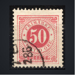 Sello Suecia, Mi.36 (SG 37), Usado #, 50 Ö