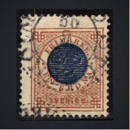 Sello Suecia, Mi.37 (SG 38), Usado #, 1 kr