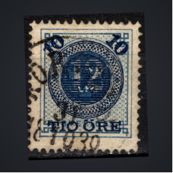 Sello Suecia, Mi.39 (SG 39), Usado #, 10 Ö