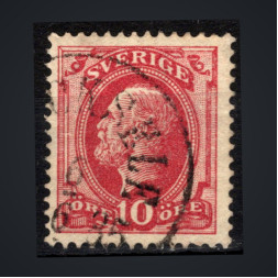 Sello Suecia, Mi.28 (SG 28), Usado #, 10 Ö