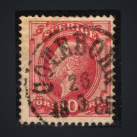 Stamp Sweden, Mi.28 (SG 28), Used #, 10 Ö