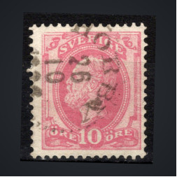 Sello Suecia, Mi.38 (SG 34), Usado #, 10 Ö
