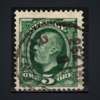 Stamp Sweden, Mi.41a (SG 45b), Used #, 5 Ö