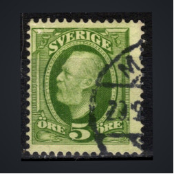 Sello Suecia, Mi.41b (SG 45c), Usado #, 5 Ö