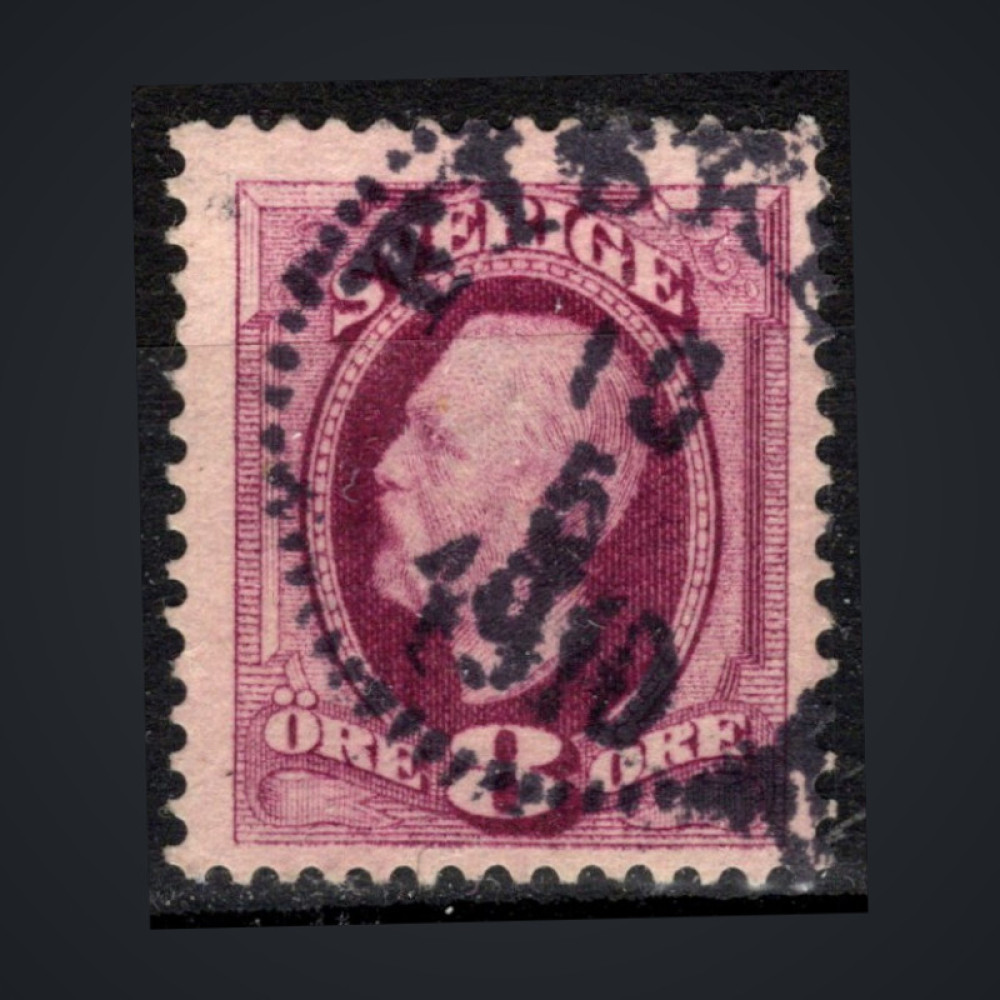 Briefmarke Schweden, Mi.42 (SG 46)#, 8 Ö