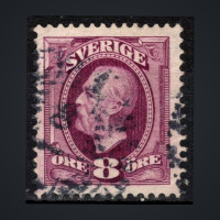 Briefmarke Schweden, Mi.42 (SG 46)#, 8 Ö