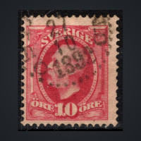 Briefmarke Schweden, Mi.43 (SG 47)#, 10 Ö