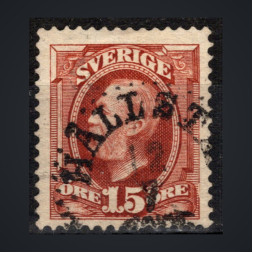 Sello Suecia, Mi.44 (SG 48), Usado #, 15 Ö