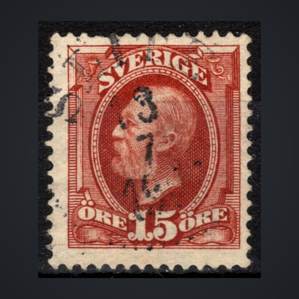 Známka Švédsko, Mi.44 (SG 48)#, 15 Ö