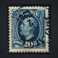 Briefmarke Schweden, Mi.45b#, 20 Ö