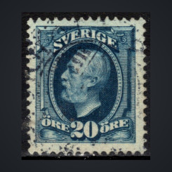 Známka Švédsko, Mi.45b#, 20 Ö