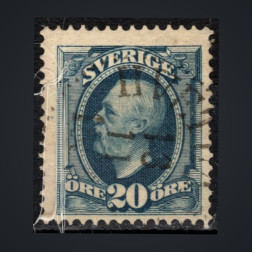 Sello Suecia, Mi.45b, Usado #, 20 Ö