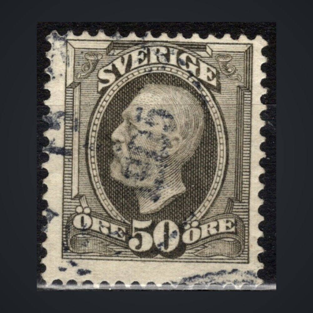 Známka Švédsko, Mi.48c (SG 53)#, 50 Ö