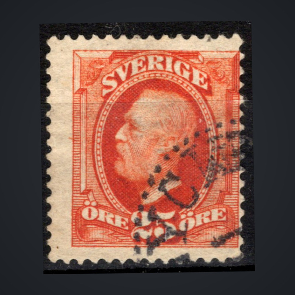 Briefmarke Schweden, Mi.46 (SG 50)#, 25 Ö
