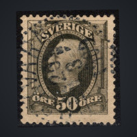 Briefmarke Schweden, Mi.48c (SG 53)#, 50 Ö