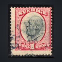 Briefmarke Schweden, Mi.49a (SG 54)#, 1 kr