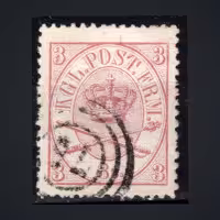 Známka Dánsko, Mi.12A (SG 25)#, 3 Danish