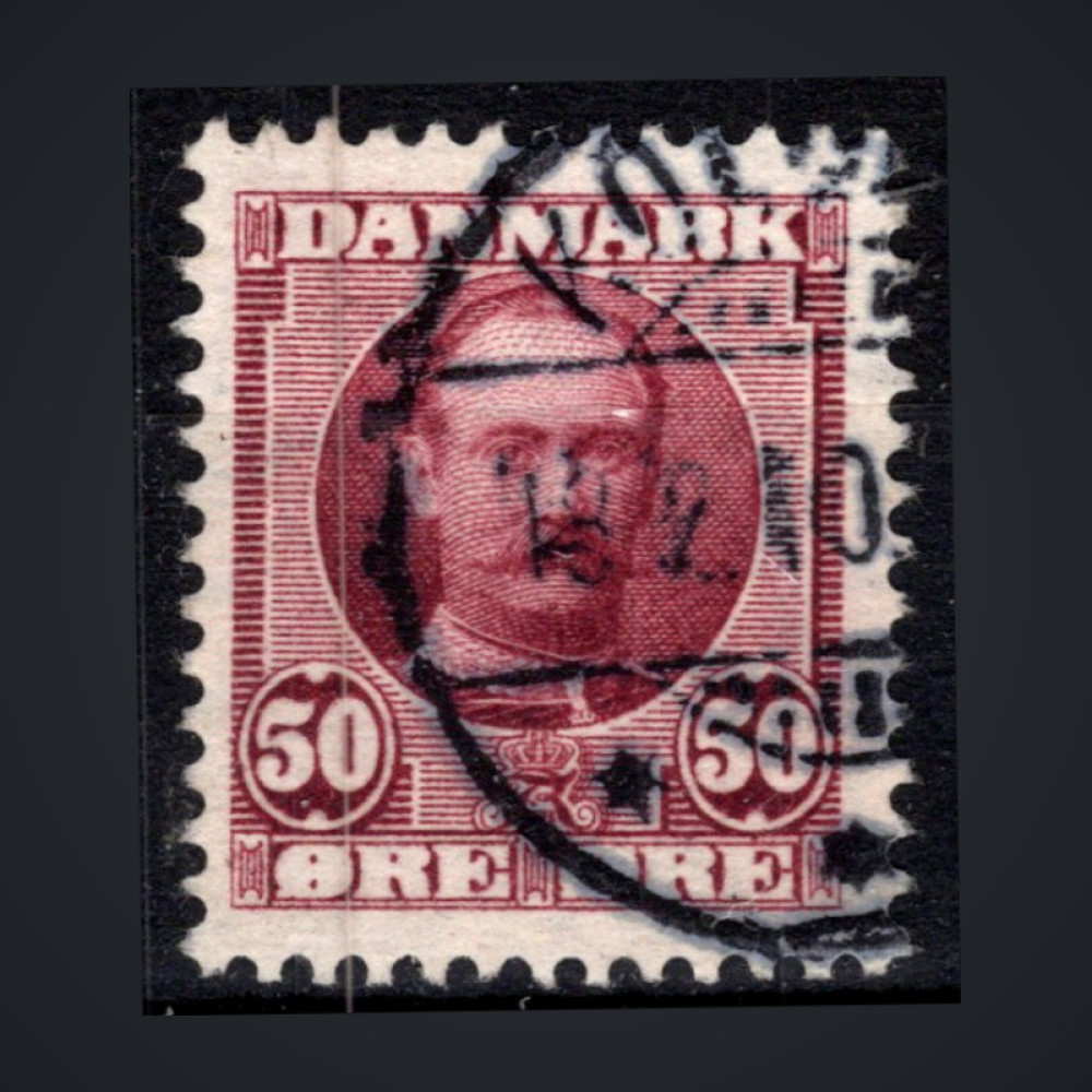 Briefmarke Dänemark, Mi.58 (SG 128)#, 50 øre