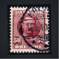 Sello Dinamarca, Mi.58 (SG 128), Usado #, 50 øre