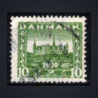 Stamp Denmark, Mi.114 (SG 209), Used #, 10 øre