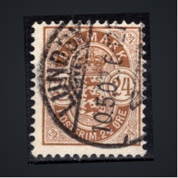 Sello Dinamarca, Mi.39 (SG 101), Usado #, 24 øre