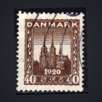 Stamp Denmark, Mi.112 (SG 211), Used #, 40 øre
