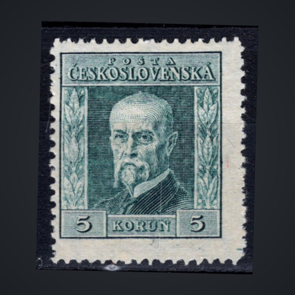 Stamp Czechoslovakia, Pof.193 (Mi. 227), MH, 5 Kč
