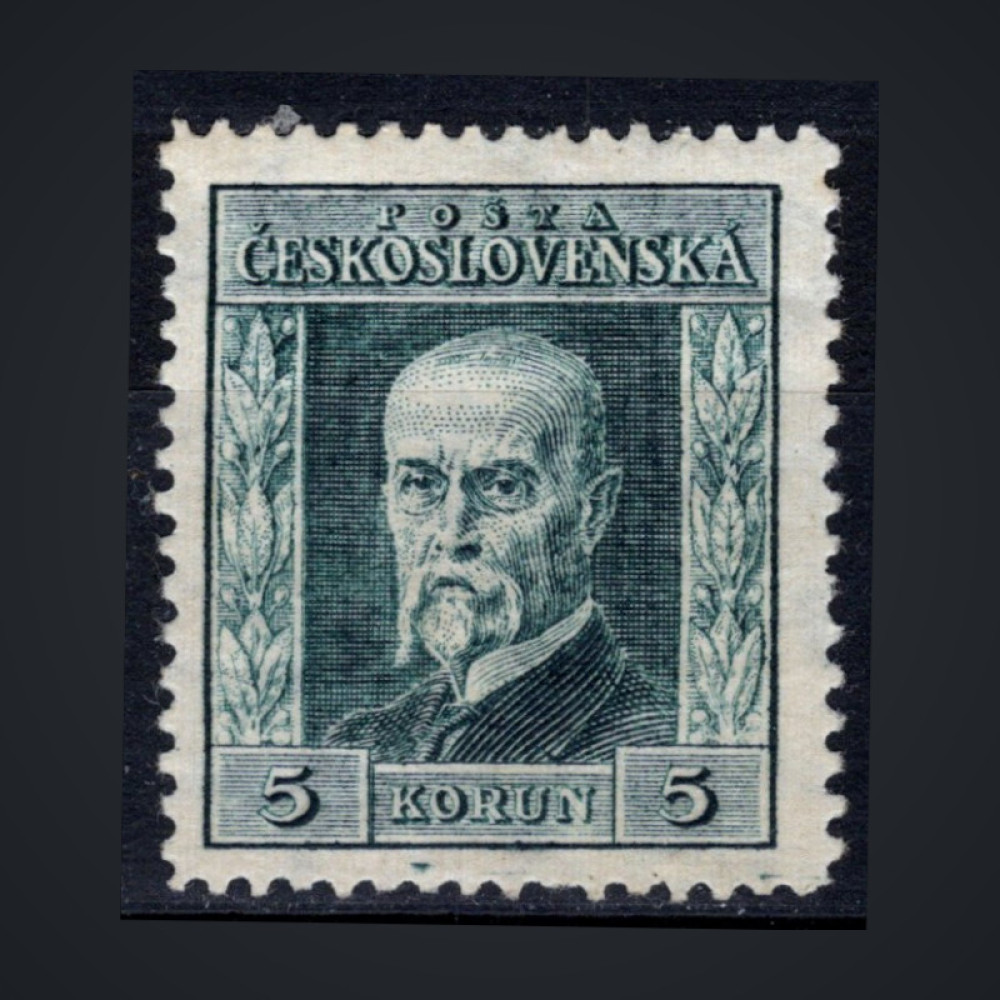 Briefmarke Tschechoslowakie, Pof.193 (Mi. 227)*, 5 Kč