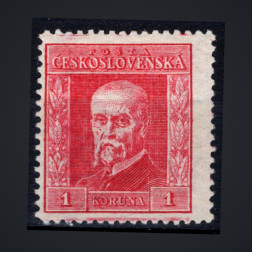 Sello Checoslovaquia, Pof.190 (Mi. 224), MH, 1 Kč