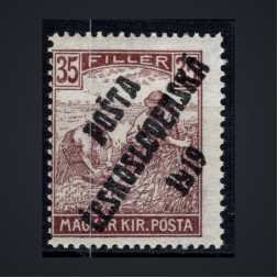 Briefmarke Tschechoslowakie, Pof.109 (Mi. 128)*, III. Typ, 35f