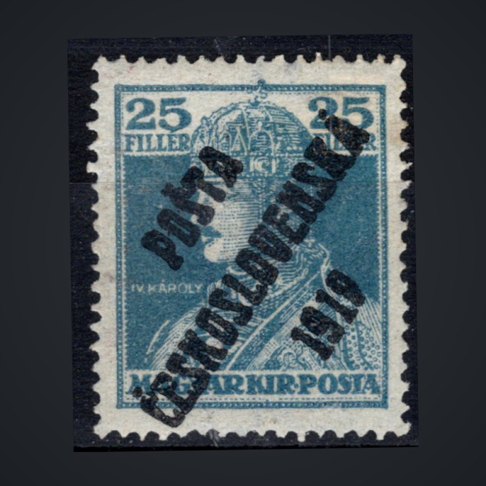 Selo Tchecoslováquia, Pof.121 (Mi. 140), MH, III. tipo, 25f