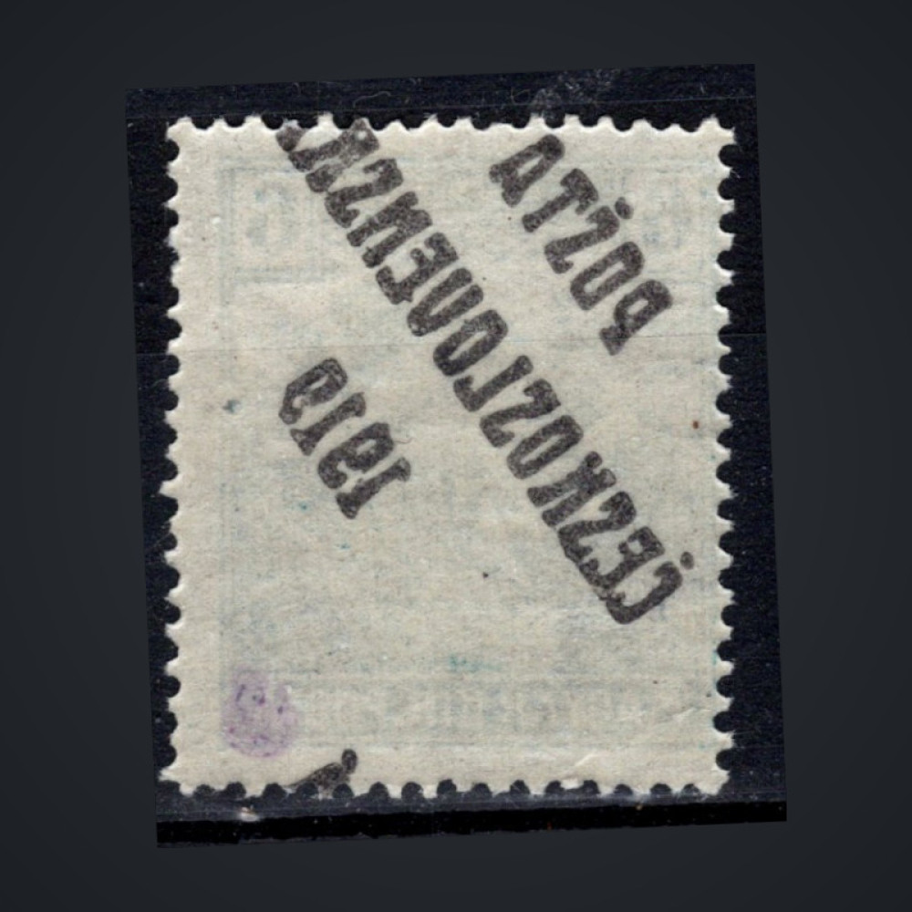 Calco (offset) Checoslovaquia, Pof.104 (Mi. 123), MNH, 6f