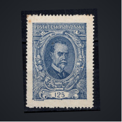 Stamp Czechoslovakia, Pof.140 (Mi. 161), MNH, Type II, slight soiling, 125h