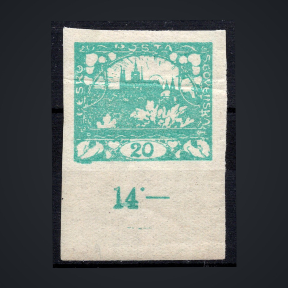 Briefmarke Tschechoslowakie, Pof.8 (Mi. 4)**, 20h