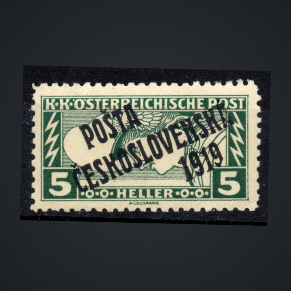 Selo Tchecoslováquia, Pof.58B (Pof. 58B), MNH, I. tipo, 5h
