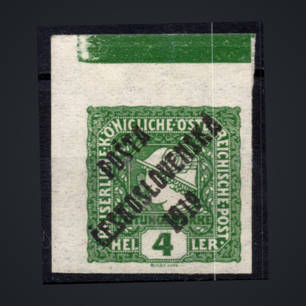 Stamp Czechoslovakia, Pof.61 (Mi. 100), MNH, I. Type, 4h