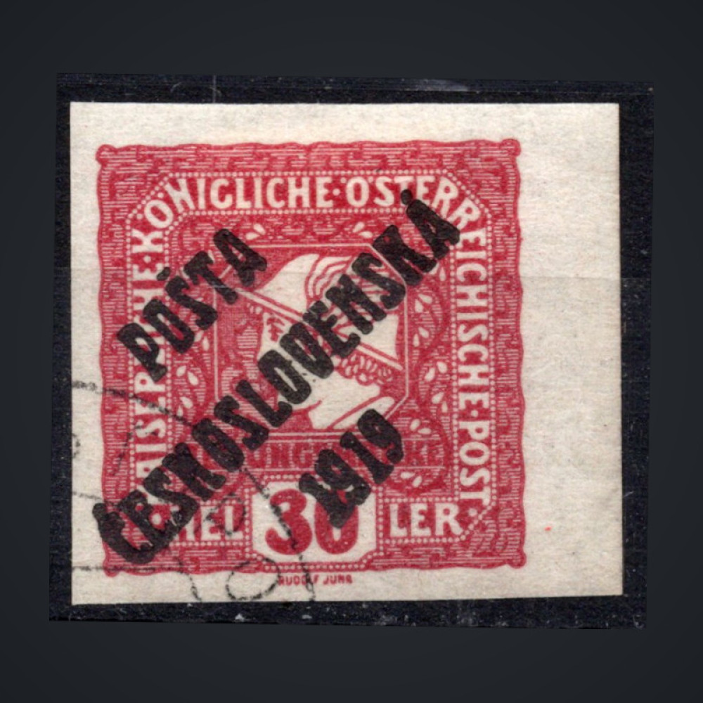 Briefmarke Tschechoslowakie, Pof.64 (Mi. 106)#, I. Typ, 30h