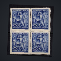 Quadra Protetorado da Boêmia e Morávia, Pof.110 (Mi. 130), MNH, 250H