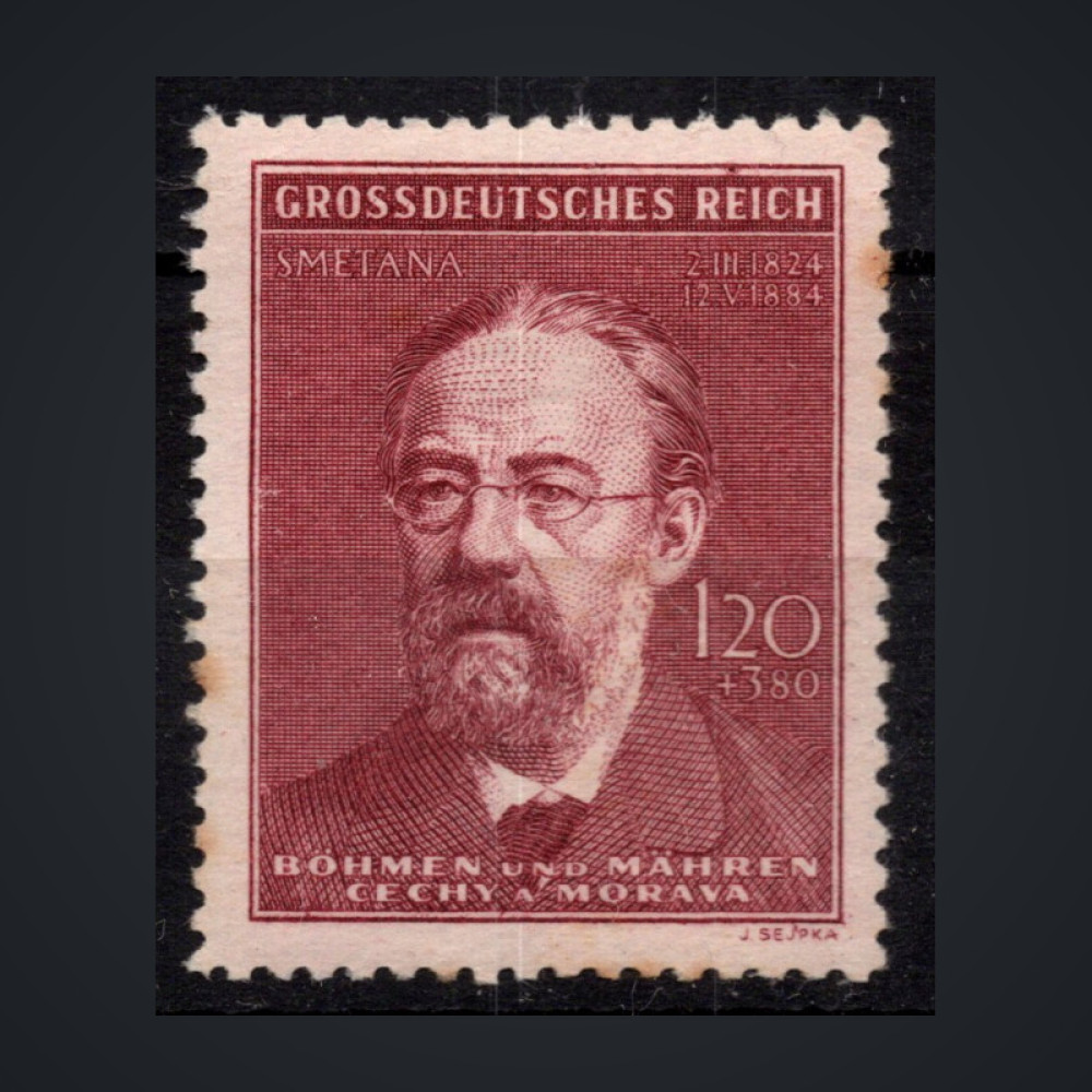 Briefmarke Böhmen und Mähren Protektorat, Pof.119 (Mi. 139)**, 120 + 380H