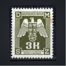 Selo Protetorado da Boêmia e Morávia, Pof.SL22 (Mi. 22 Dienst.), MNH, 3K