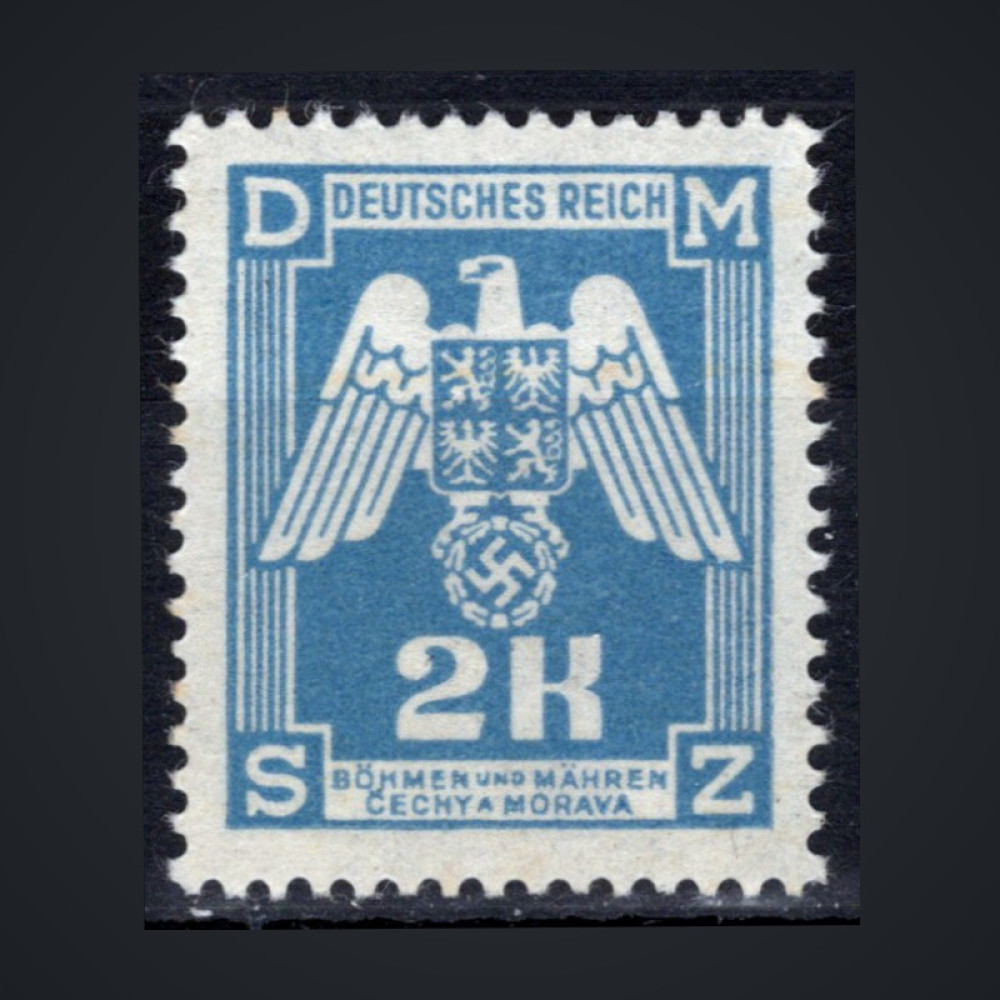 Selo Protetorado da Boêmia e Morávia, Pof.SL21 (Mi. 21 Dienst.), MNH, 2K