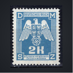 Selo Protetorado da Boêmia e Morávia, Pof.SL21 (Mi. 21 Dienst.), MNH, 2K