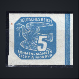 Stamp Bohemia and Moravia protectorate, Pof.NV1 (Mi. 42), MH, 2H
