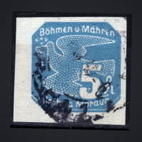 Sello Protectorado de Bohemia y Moravia, Pof.NV1 (Mi. 42), Usado #, 2H