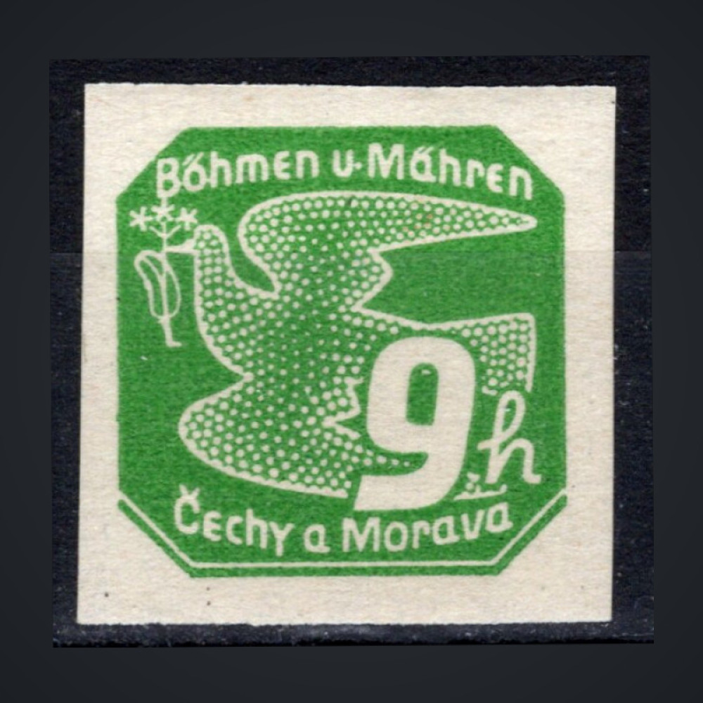 Selo Protetorado da Boêmia e Morávia, Pof.NV4 (Mi. 45), MNH, 9H