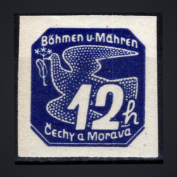 Selo Protetorado da Boêmia e Morávia, Pof.NV15 (Mi. 122), MNH, 12H