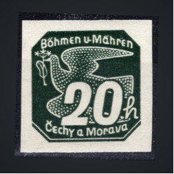 Selo Protetorado da Boêmia e Morávia, Pof.NV7 (Mi. 48), MNH, 20H
