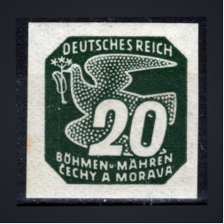 Selo Protetorado da Boêmia e Morávia, Pof.NV7 (Mi. 48), MNH, 20H