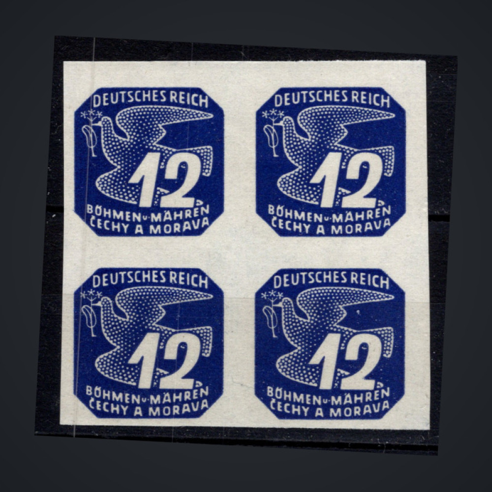 Briefmarke Böhmen und Mähren Protektorat, Pof.NV15 (Mi. 122)**, 12H
